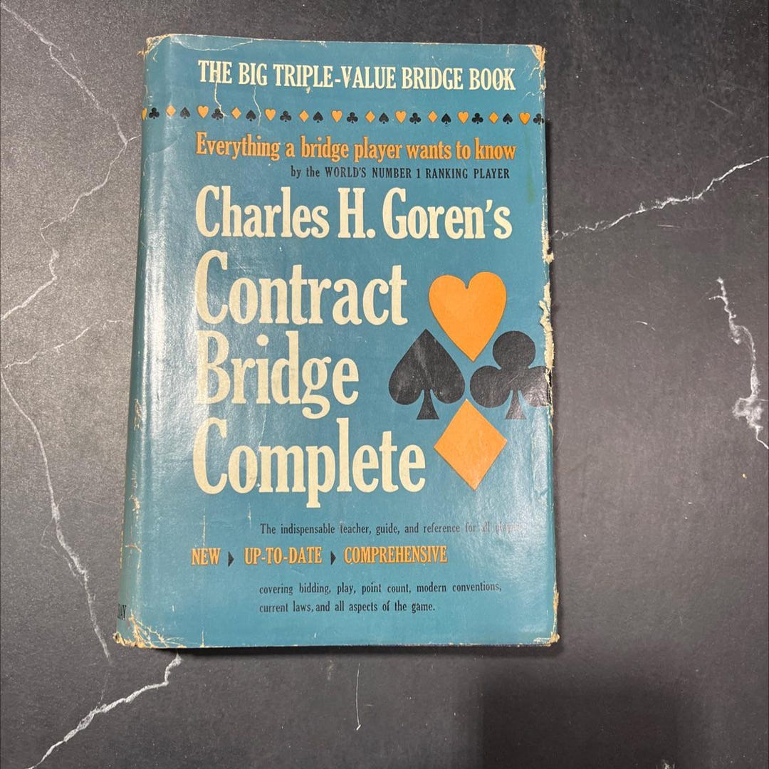 Contract Bridge Complete Book, by Charles H. Goren, 1951 Hardcover