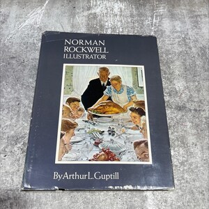 norman rockwell illustrator book, by arthur l. guptill, 1975 Hardcover RARE-R67-B7-A_166