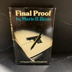final proof book, by marie r. reno, 1976 Hardcover RARE-R65-B8-B_50