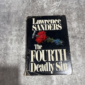 the fourth deadly sin book, by lawrence sanders, 1985 Hardcover RARE-R66-B8-B_145