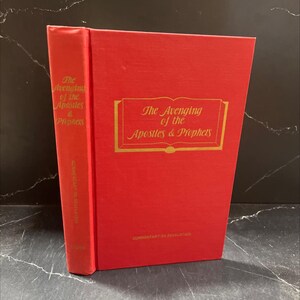 the avenging of the apostles & prophets book, by t arthur m. ogden, 1985 Hardcover RARE-R67-B8-C_149