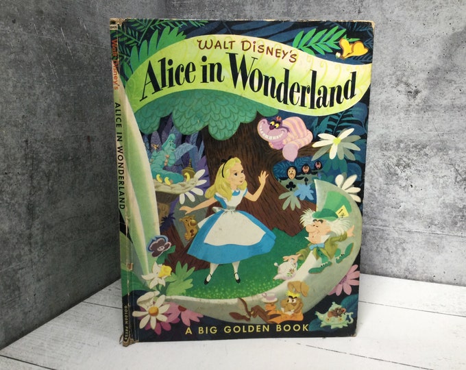 Rare Book Alice in Wonderland 1968 features in Description Kids Book