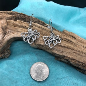 Octopus earrings