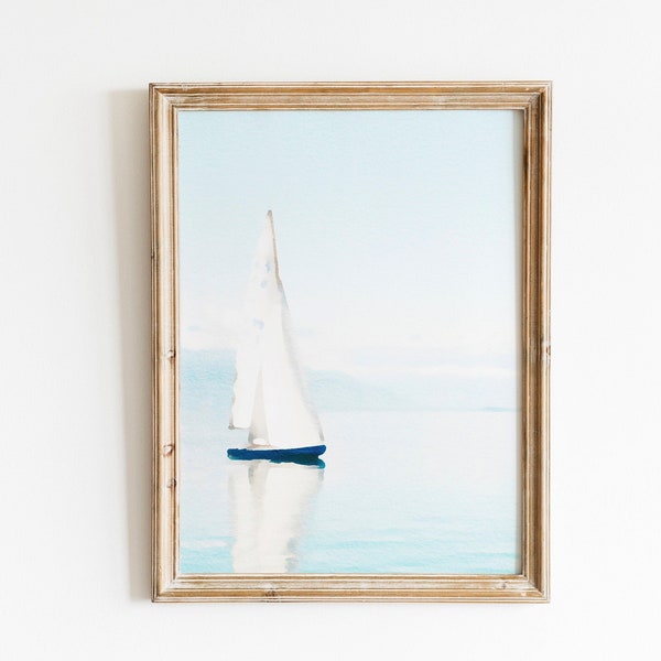 Sailboat Wall Art Etsy