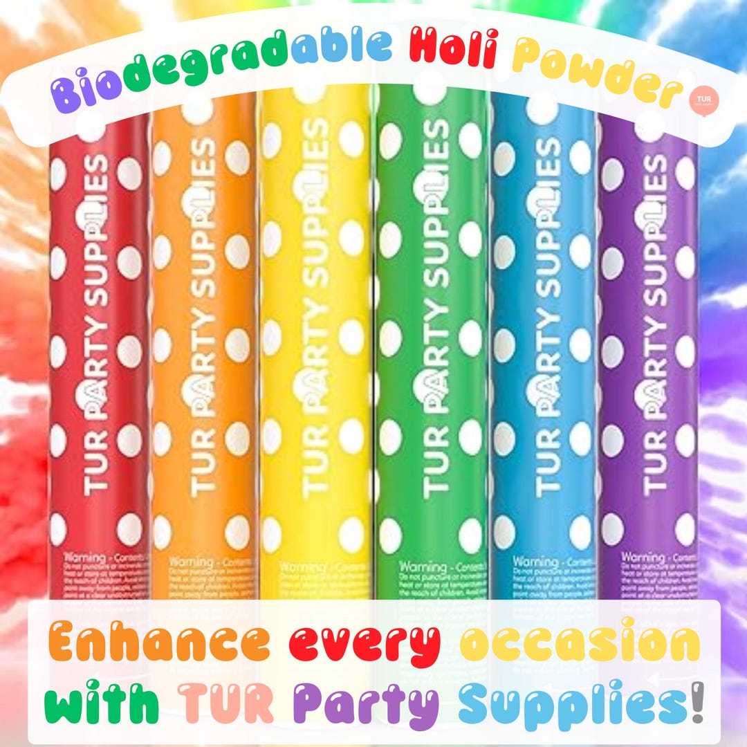 Multicolor Run Party Powder for Graduation NO MESS New Year Celebration ...