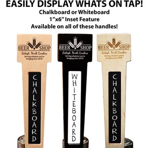Beer Shop - Personalized Tap Handle - 3 Styles to Choose From