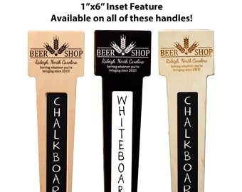 Beer Shop - Personalized Tap Handle - 3 Styles to Choose From