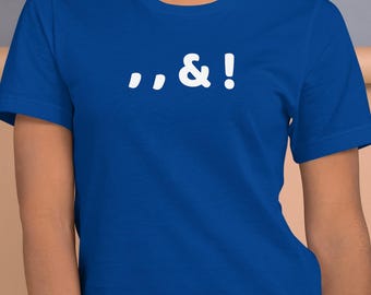 Oxford Comma Appreciation, unisex tee