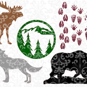 Wilderness SVG, PNG, DXF