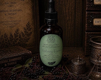 Organic Elderberry Tincture: Immune Support with Raw Honey