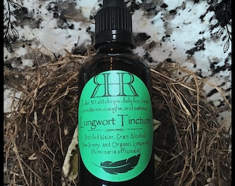 Lungwort Tincture: Herbal Lung Support