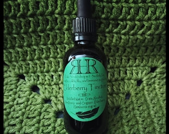 Organic Elderberry Tincture: Immune Support with Raw Honey