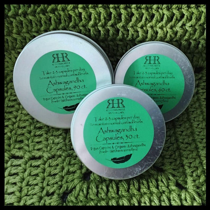 Organic Ashwagandha Capsules: 500mg, Vegan, Ayurveda Bild 2