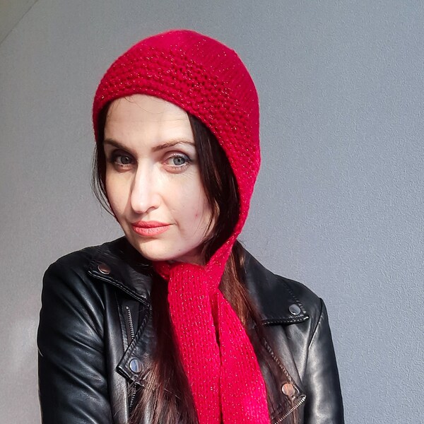 Knit Aviator Hat Etsy