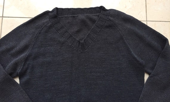 Dark Gray sweater for men knit cotton sweater for men men s gray sweater gray men pullover man knit sweater gray cotton sweater man Etsy Mexico