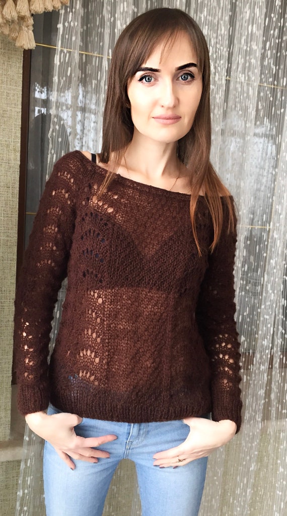 coffee brown sweater