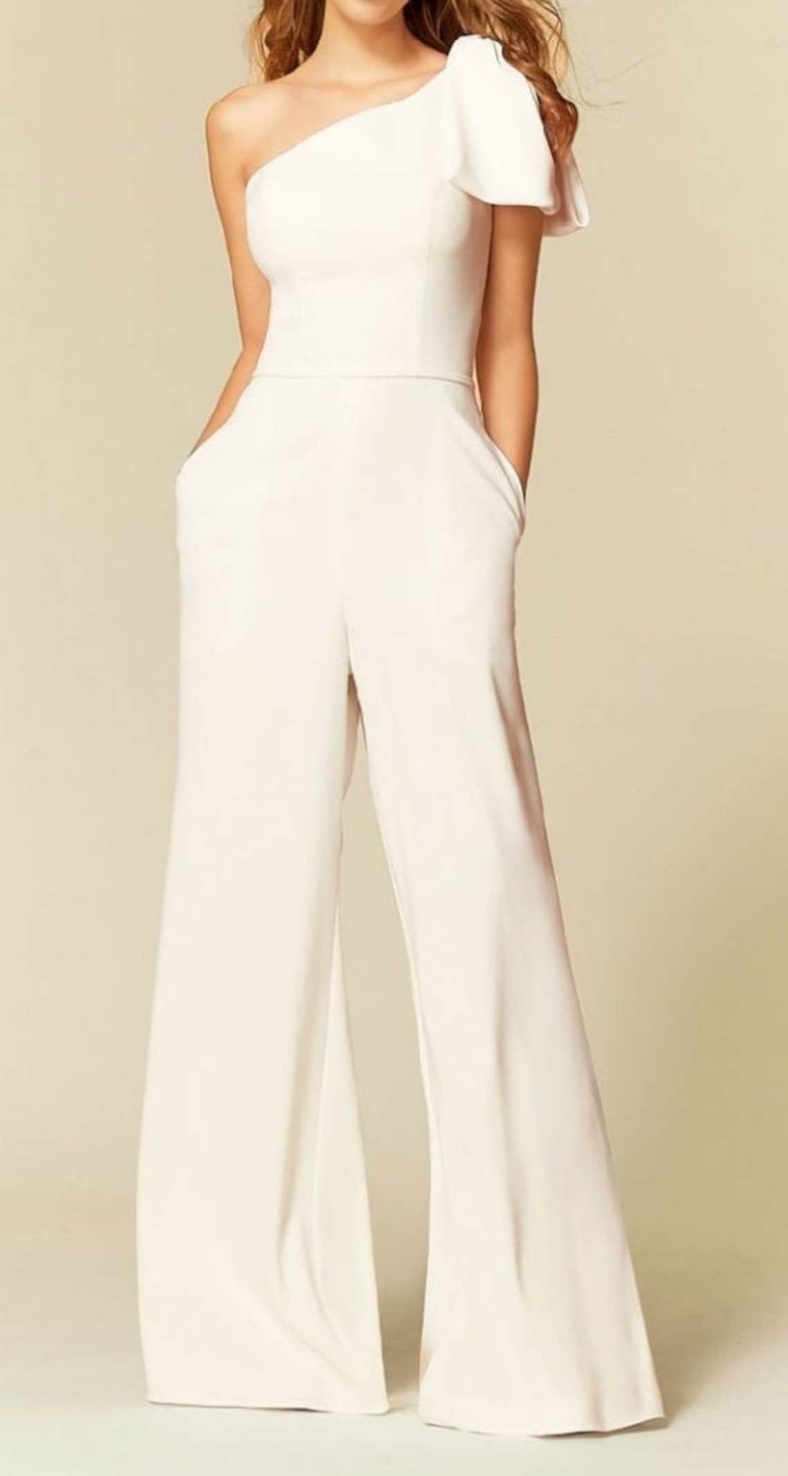 Hochzeit Jumpsuit Braut/ Hochzeit Jumpsuit / Hochzeit Jumpsuit Etsy