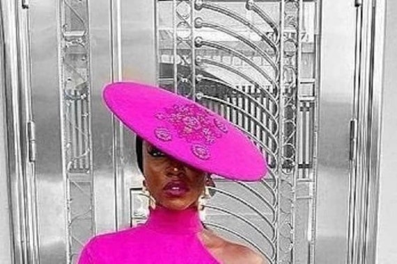 Wide Brim Hat/ Hair Accessory 