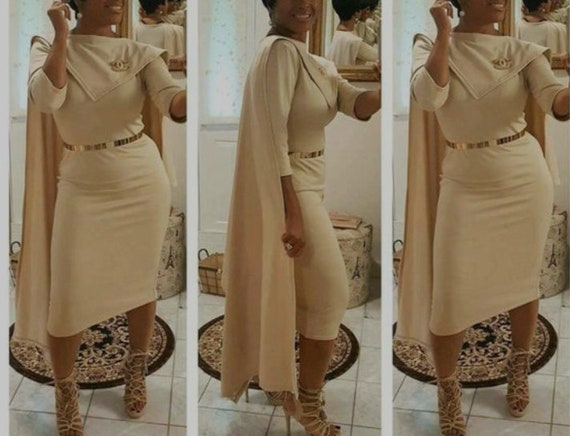 beautiful cape dresses
