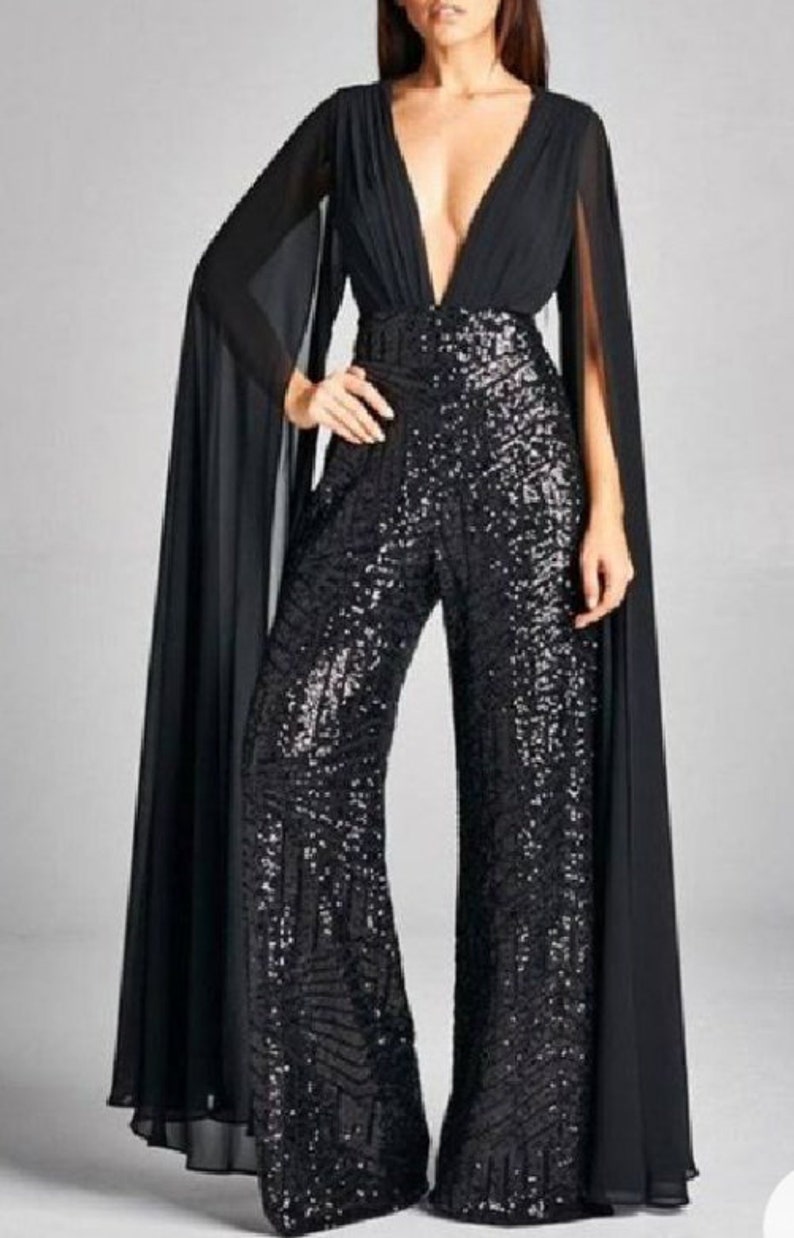 Alternative Wedding Bridal Jumpsuit With Sleeves/ Formal Etsy