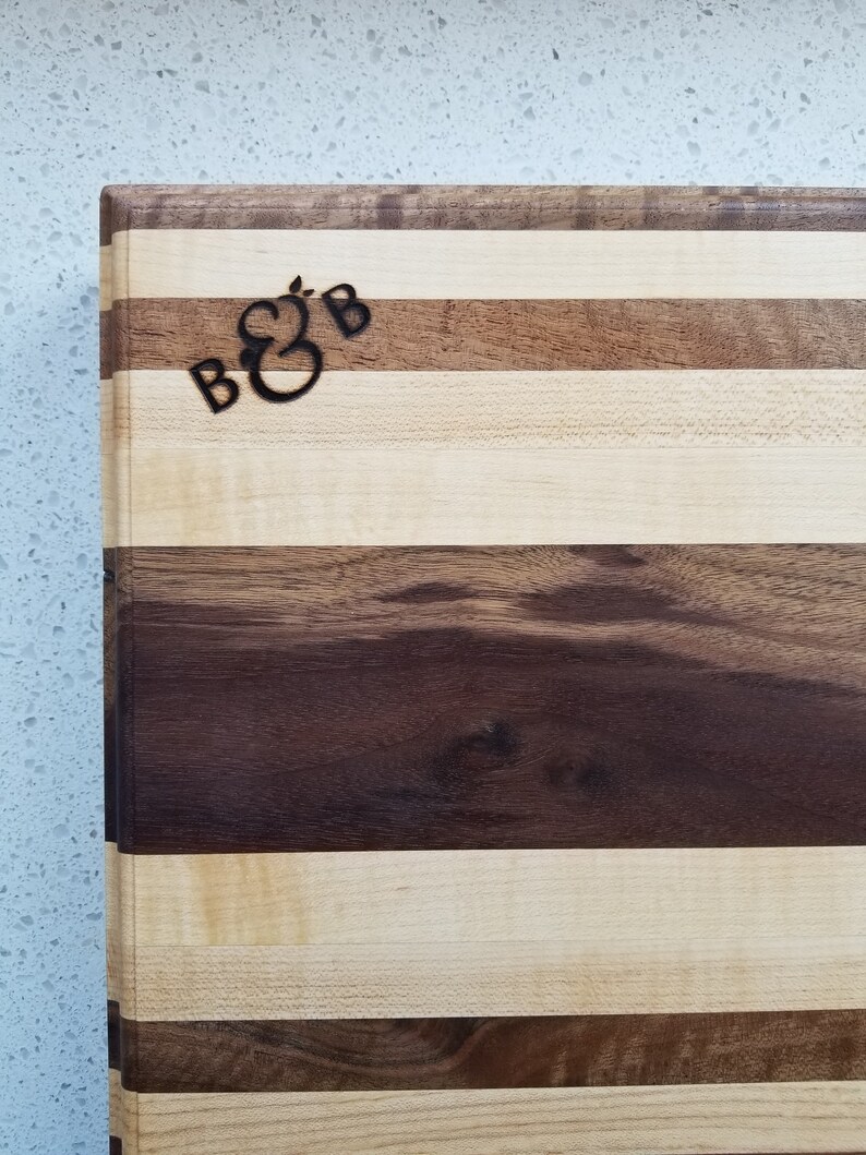 Cutting Board Butcher Block Dimensions Edge Grain and Face Etsy