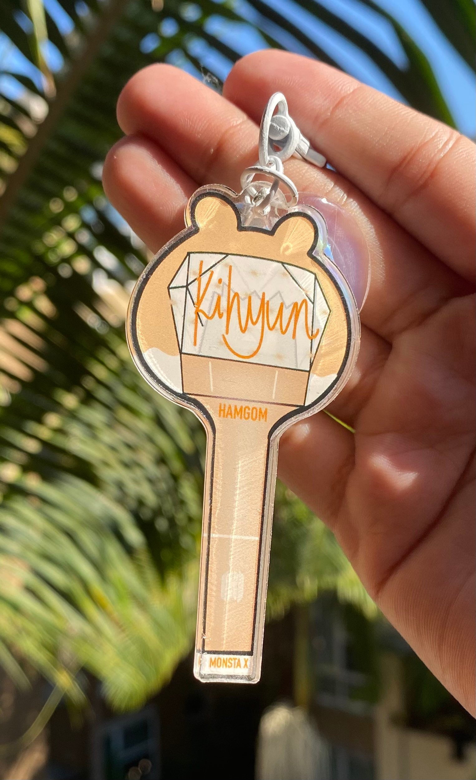 Monsta X Lightstick Charm/keychain - Etsy
