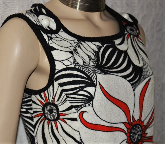 Terry dress 70s beach hippie EU/DE size S 36 38 Vo