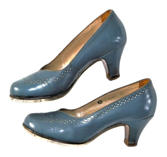 40s 50s Pumps true vintage shoes EU/DE size 36 (3… - image 5