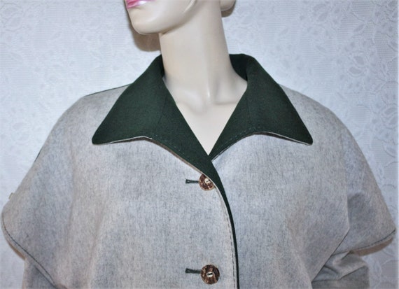 Loden traditional coat new wool 70s 80s Bavaria g… - image 8