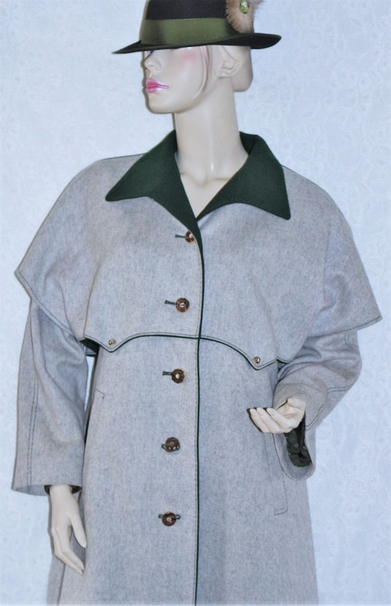 ジャケット・アウター [VINTAGE] 70s ALPEN LODEN loden coat Vintage ECHTER ALPEN LODEN Men's L Wool Jacket Over Coat