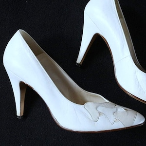 Pumps 80er Salamander EU/DE Gr. 38 High Heel Patchwork Stiletto boho chic