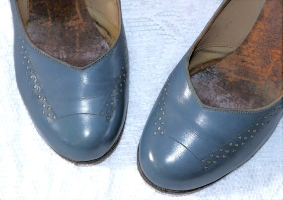 40s 50s Pumps true vintage shoes EU/DE size 36 (3… - image 2