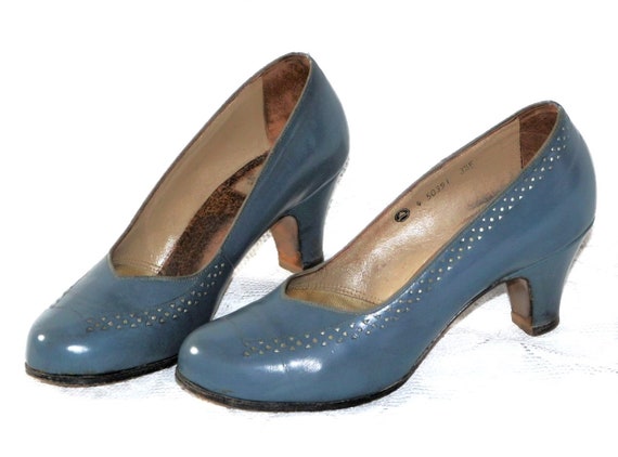 40s 50s Pumps true vintage shoes EU/DE size 36 (3… - image 1