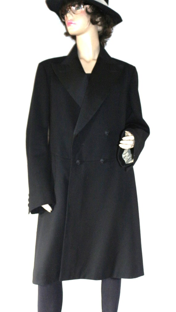 Frock coat true vintage coat EU/DE size. S/Meter … - image 7