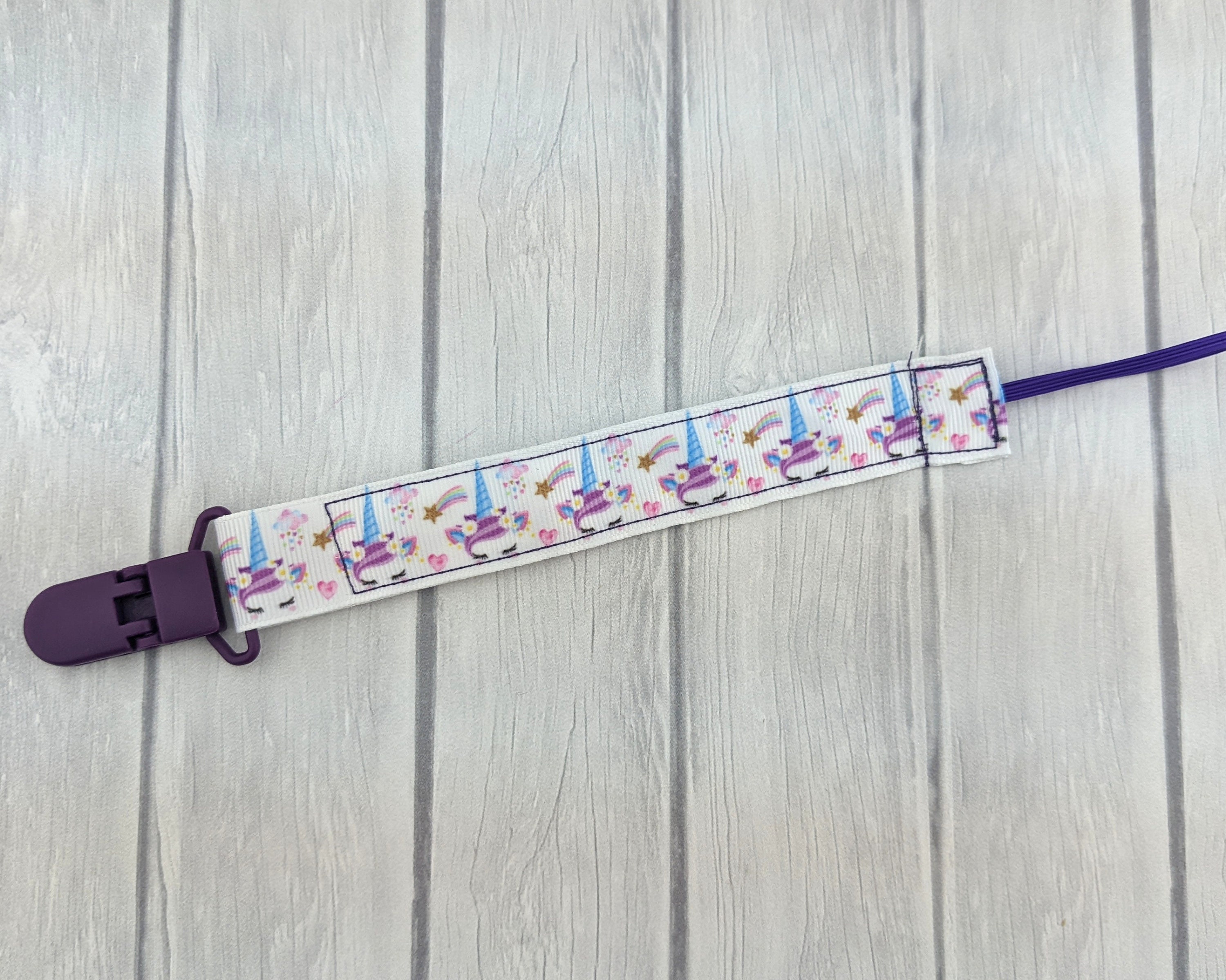 Unicorn Pacifier Clip Baby Shower Gift Newborn Gift New Etsy