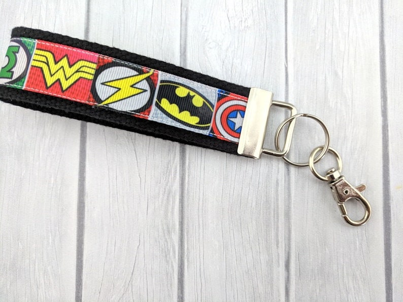 SF Giants Ribbon Key Chain-Sport Key Fob-Baseball Key Fob-Key Chain-Wristlet-Party Favor
