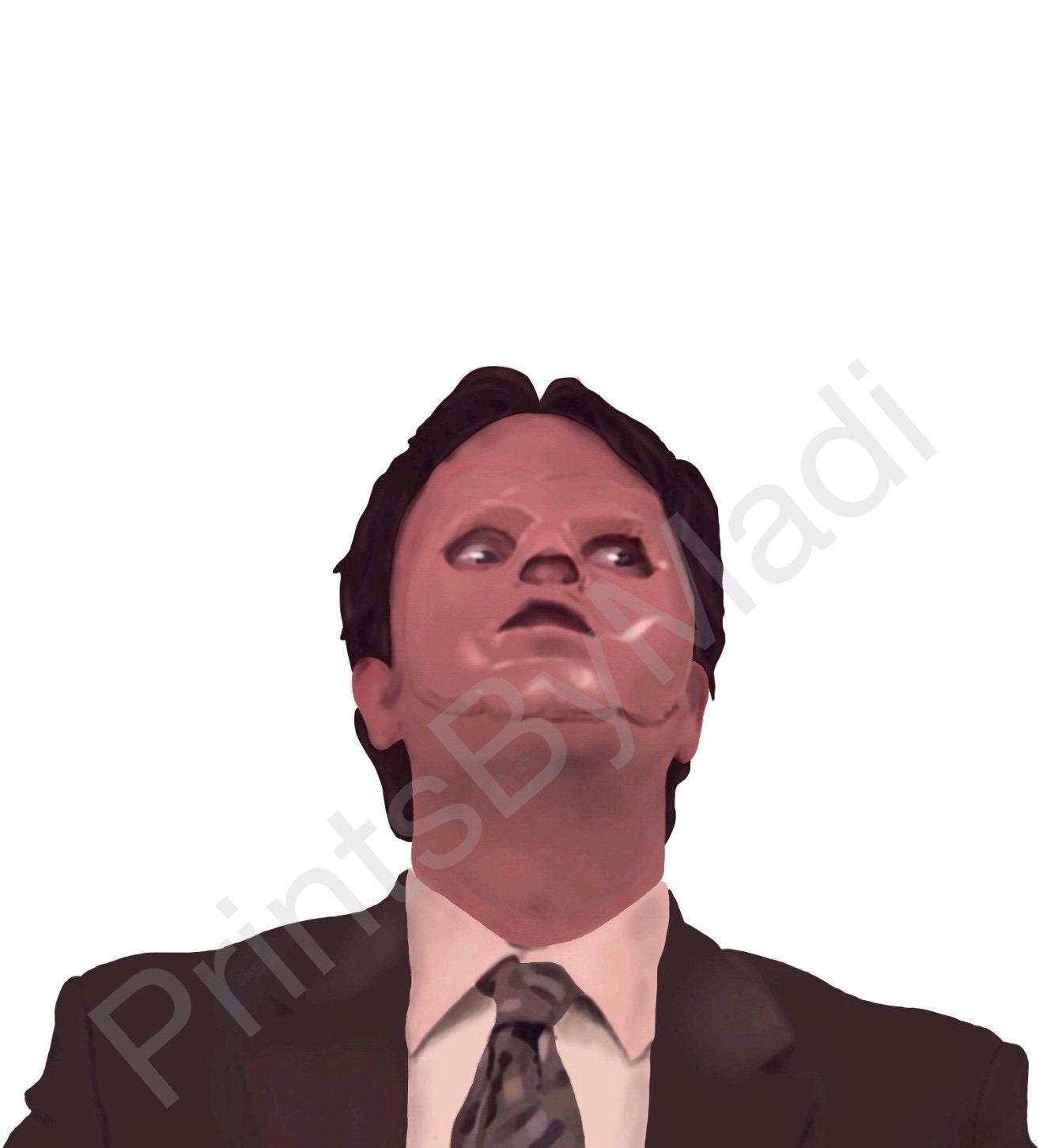 The Office Dwight CPR Dummy Mask Print Digital Download Etsy