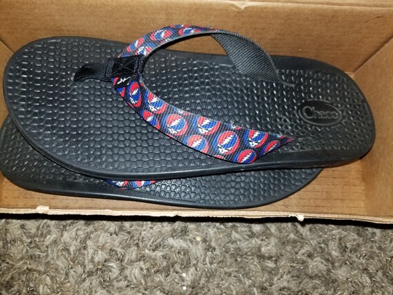 grateful dead flip flops