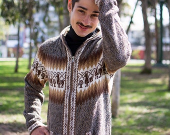 llama fur sweater
