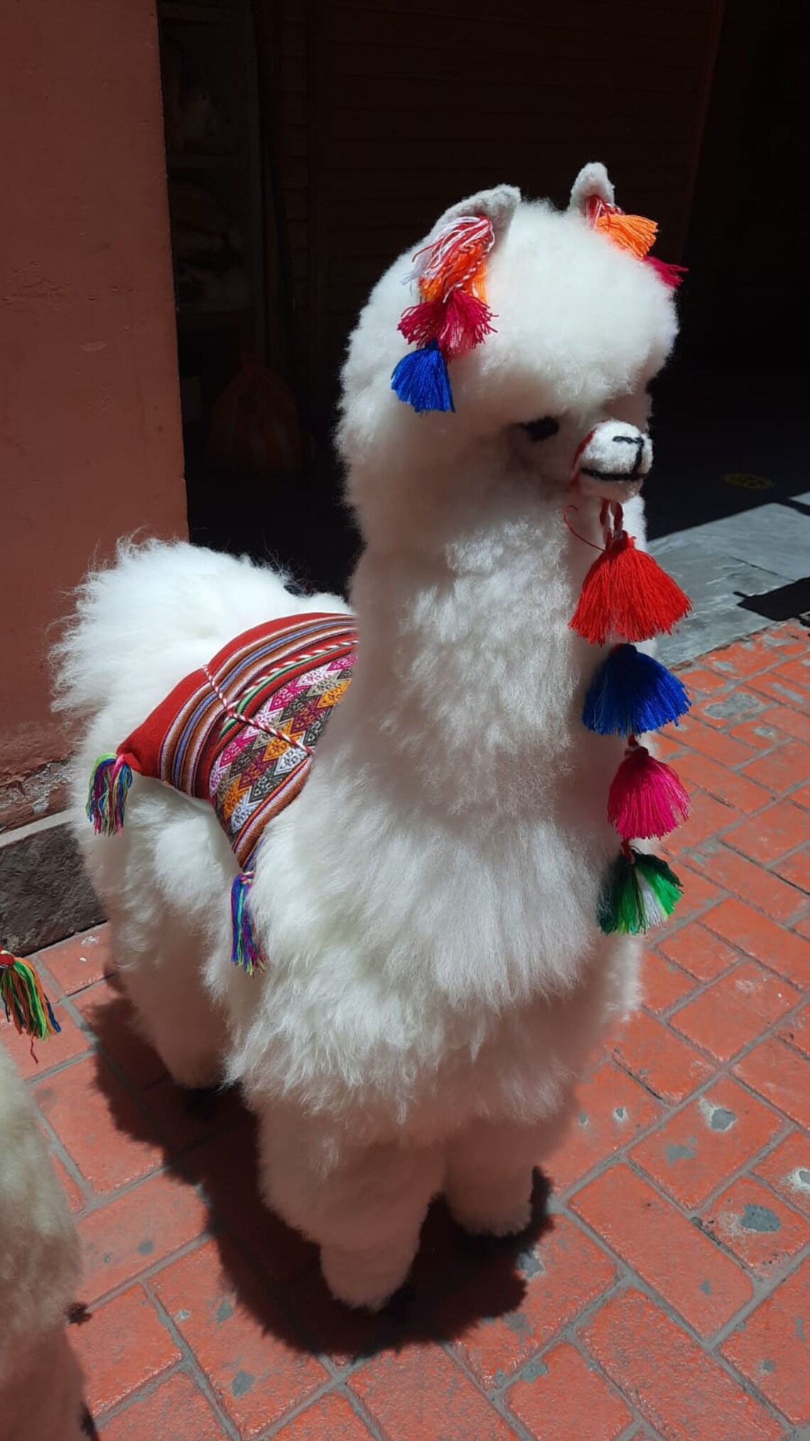 39''or 100cm Big Alpaca fur toy Handmade Animal Large Etsy