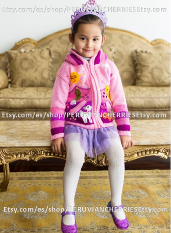 Child's peruvian shop cardigan