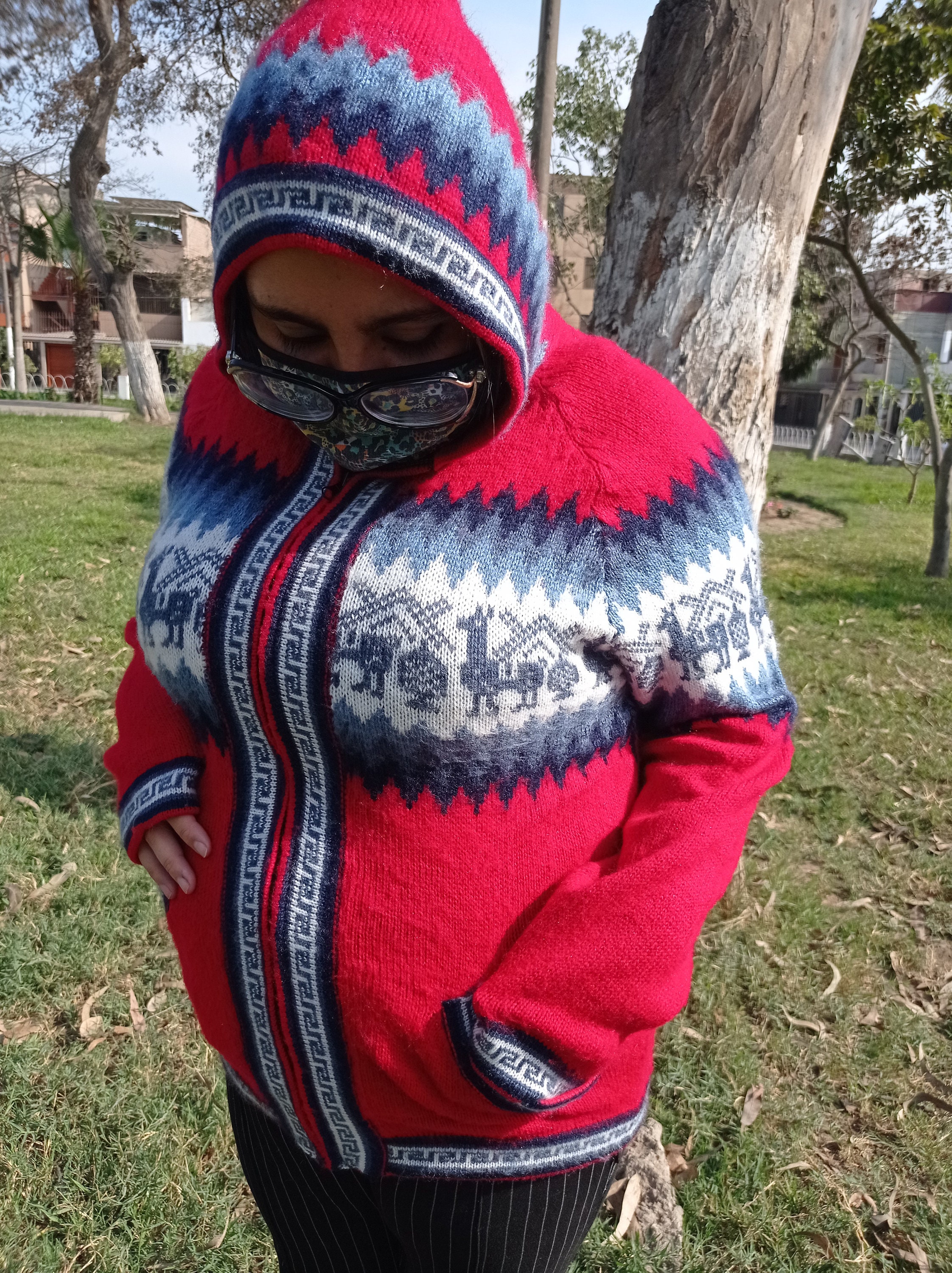 Alpaca sweater Unisex alpaca sweater cardigan Peruvian Etsy