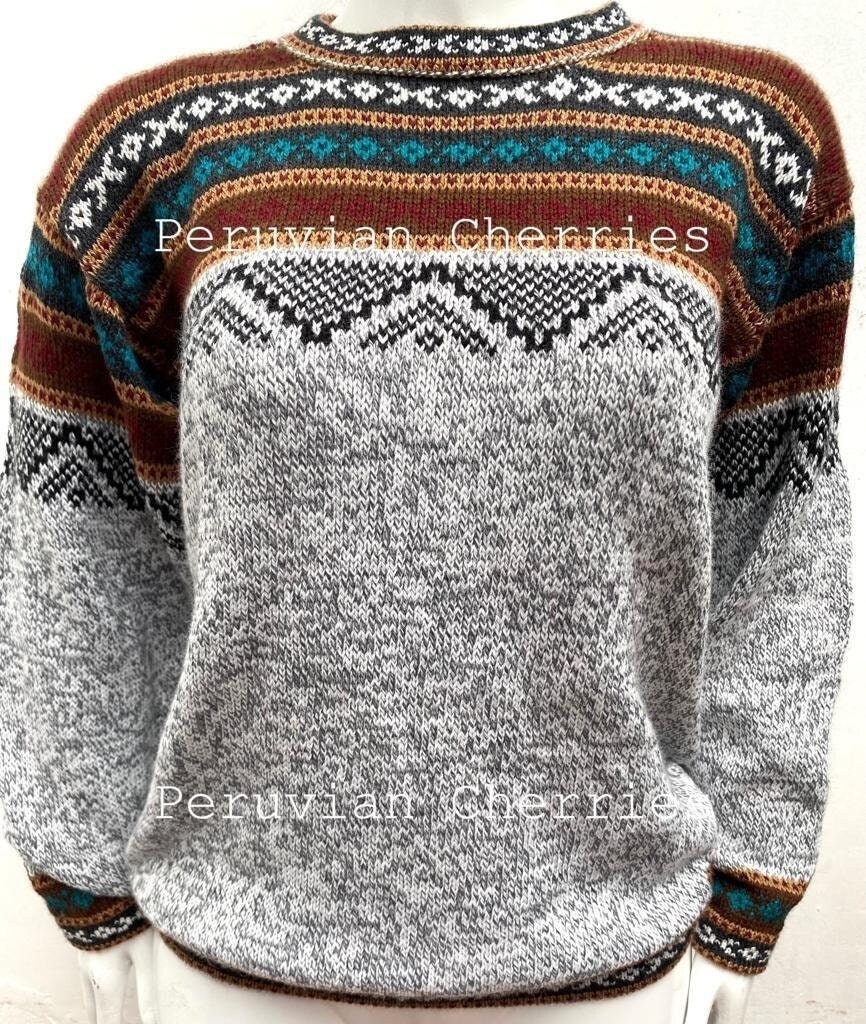 INCA-TEX PURE ALPACA WOOL SWEATER アルパカ獣毛 - トップス INCA-TEX PURE ALPACA WOOL SWEATER アルパカ獣毛 - トップス