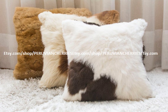 Free Shipping BOTH SIDES Best Baby Alpaca Fur or Baby Alpaca