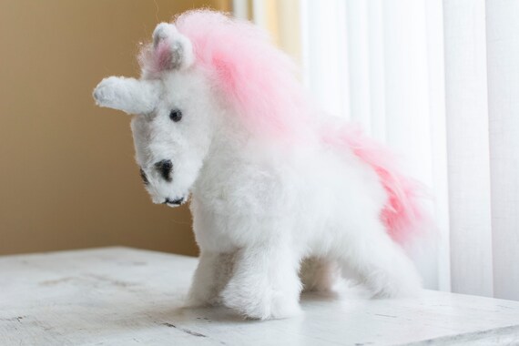 unicorn alpaca plush