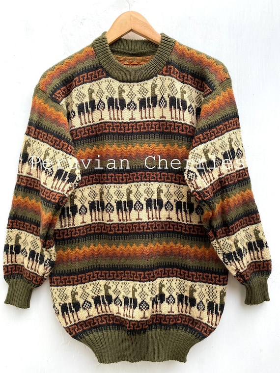 Vintage mens hotsell alpaca sweaters