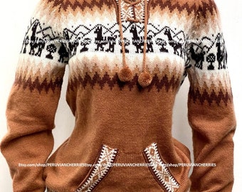 llama wool sweater