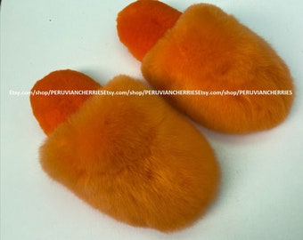 FREE SHIPPING! USA Canada Europe New Baby Alpaca Slippers Unisex, Baby Alpaca fur slippers, peruvian slippers, fluffy slippers, peru slipper