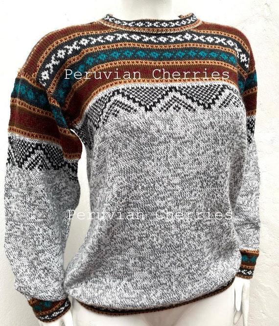 Light Gray Alpaca Sweater, Woman Alpaca Sweater Cardigan Light Gray Alpaca Sweater, Woman Alpaca Sweater Cardigan