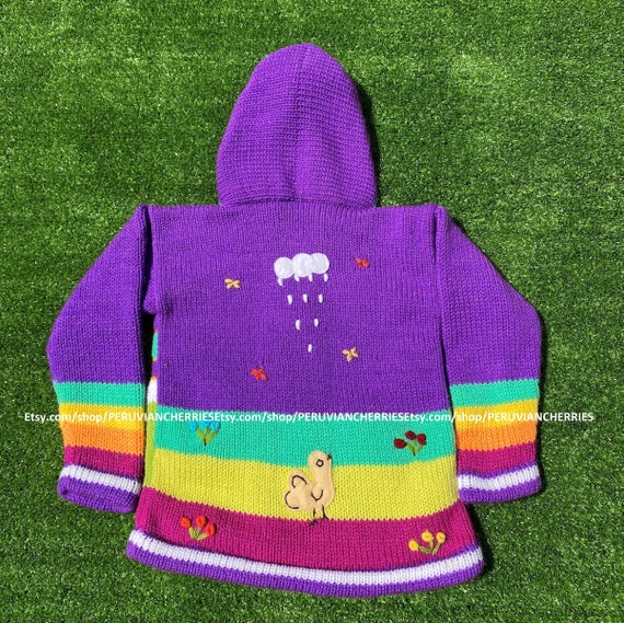 Purple sweater kids discount